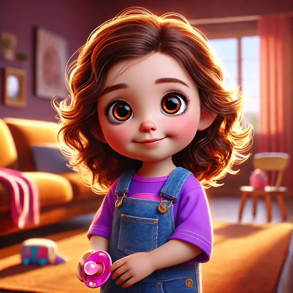 'Lia Says Goodbye to Her Pacifier' - illustrated bedtime story cover