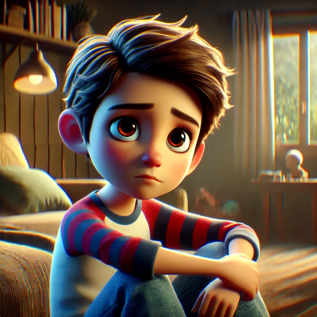 'Oliver's New Home' - illustrated bedtime story cover